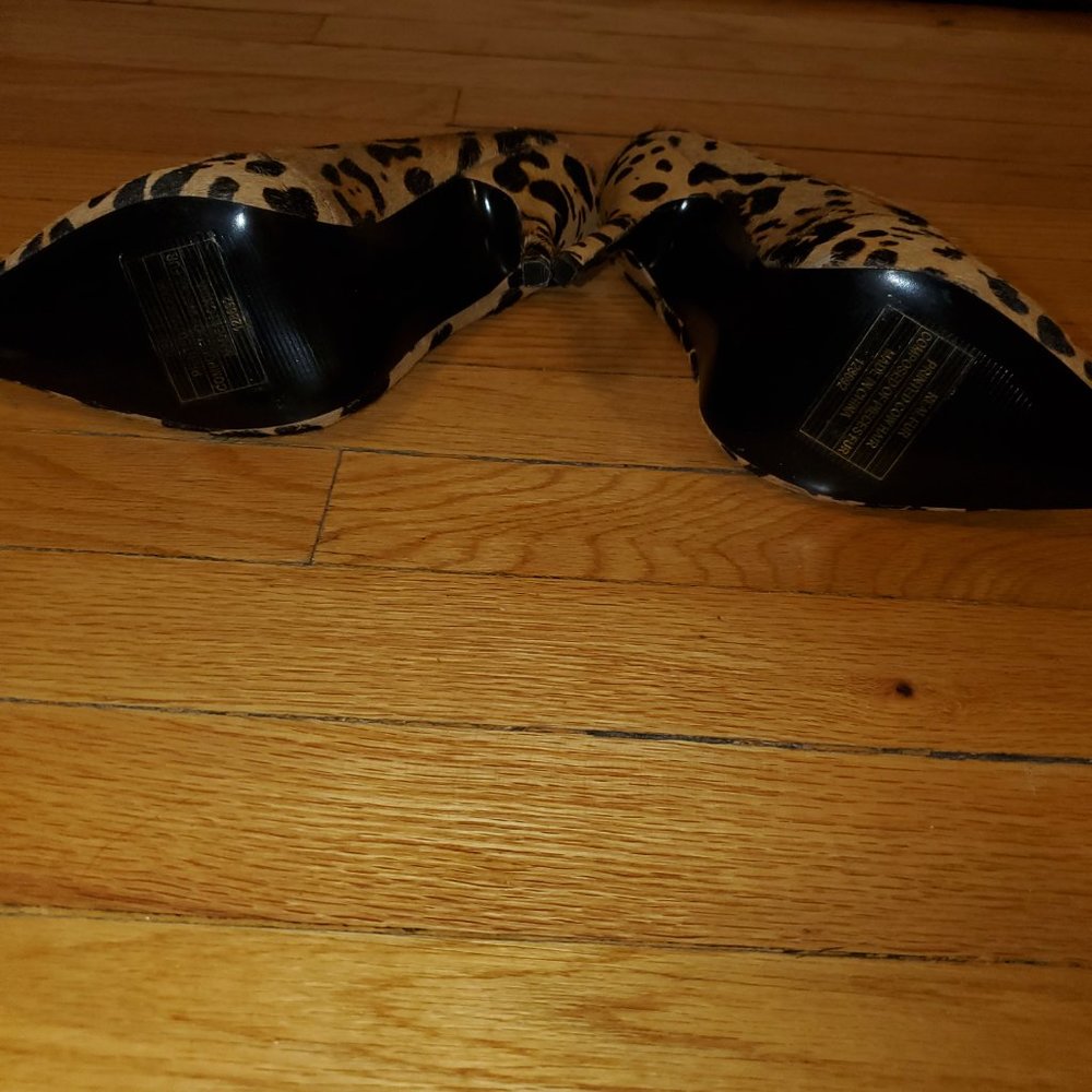 Steve Madden Leopard print booties - Picture 6 of 6